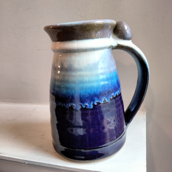 Artist Signed Fred Dink artisan mug stine 6" - Picture 4 of 7